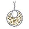 Pendant in 18k Gold with Diamonds