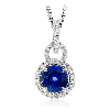 Color Pendant in 18k Gold with Diamonds