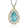Color Pendant in 18k Gold with Diamonds