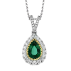 Color Pendant in 18k Gold with Diamonds