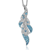 Color Pendant in 18k Gold with Diamonds