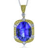 Color Pendant in 18k Gold with Diamonds