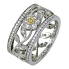Right Hand Ring in 18k Gold with Diamonds