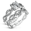 Wedding Set in 18k Gold with Diamonds