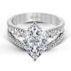 Engagement Ring in 18k Gold with Diamonds