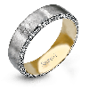 Men Ring in 14k Gold with Diamonds