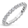 Wedding Band in 18k Gold with Diamonds