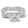 Engagement Ring in 18k Gold with Diamonds