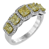Anniversary Ring in 18k Gold with Diamonds