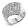 Right Hand Ring in 18k Gold with Diamonds