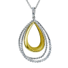 Pendant in 18k Gold with Diamonds