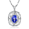 Color Pendant in 18k Gold with Diamonds