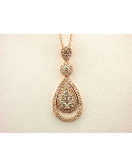 14K R/G PEND 1.34 DIA