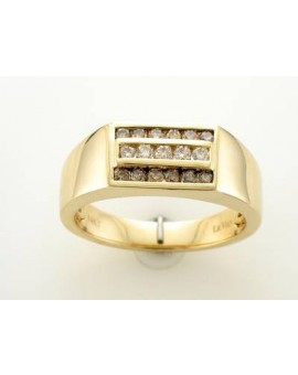 14K Y/G RING 0.47 DIA