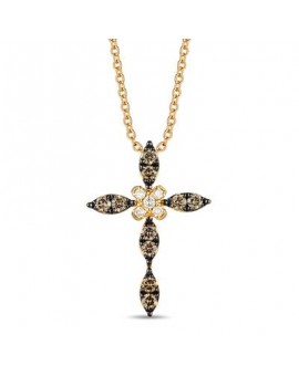 14K Y/G PEND 0.38 DIA