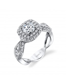 Vintage Inspired Diamond Pave Set Solea Ring Style 18RGL919DCZ