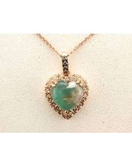 14K R/G PEND 0.35 DIA 4.25 AC |E|