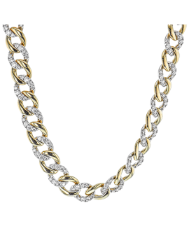 Necklace in 18k Gold with Diamonds
