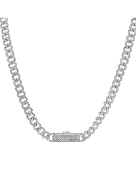 Necklace in 14k Gold with Diamonds