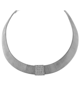 Choker in 18k Gold with Diamonds