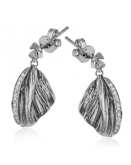 Earring in 18k Gold with Diamonds