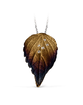 Pendant in 18k Gold with Diamonds