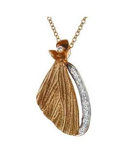 Pendant in 18k Gold with Diamonds