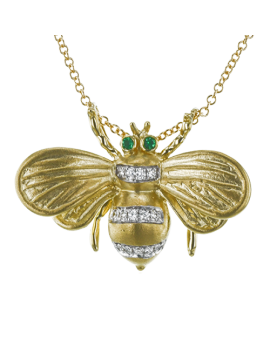 Pendant in 18k Gold with Diamonds