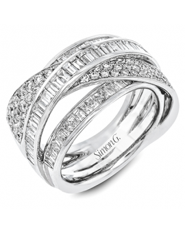 Right Hand Ring in 18k Gold with Diamonds