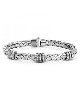 Bangle in 18k Gold with Diamonds