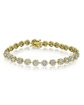 Bracelet in 18k Gold with Diamonds