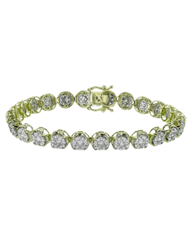 Bracelet in 18k Gold with Diamonds