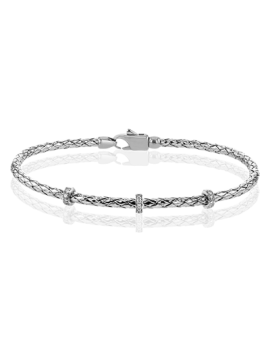 Bangle in 18k Gold with Diamonds