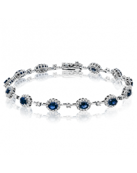 Color Bracelet in 18k Gold with Diamonds