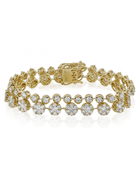 Bracelet in 18k Gold with Diamonds
