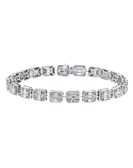 Bracelet in 18k Gold with Diamonds