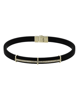 Gent Bracelet in 14k Gold with Diamonds