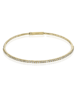 Bangle in 18k Gold with Diamonds