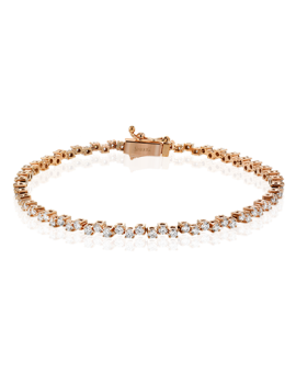 Bracelet in 18k Gold with Diamonds