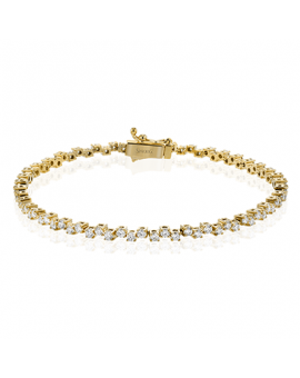 Bracelet in 18k Gold with Diamonds