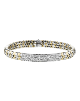 Gent Bracelet in 14k Gold with Diamonds