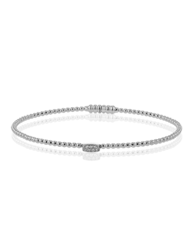 Bangle in 18k Gold with Diamonds