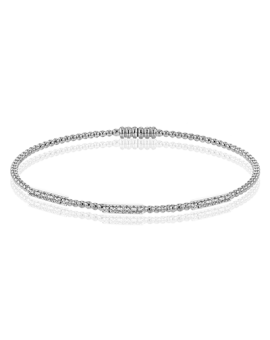 Bangle in 18k Gold with Diamonds