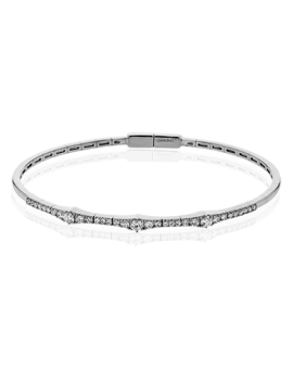 Bangle in 18k Gold with Diamonds