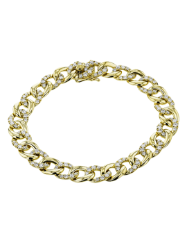 Bracelet in 18k Gold with Diamonds