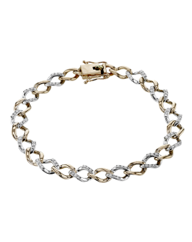 Bracelet in 18k Gold with Diamonds