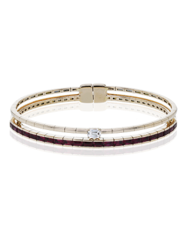 Color Bangle in 18k Gold
