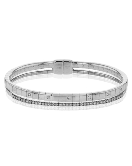 Bangle in 18k Gold with Diamonds