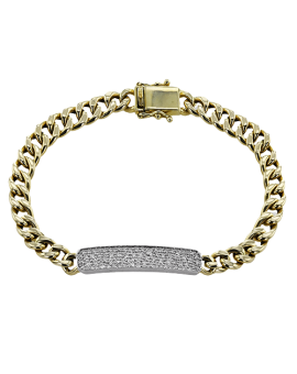 Bracelet in 18k Gold with Diamonds