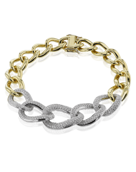 Bracelet in 18k Gold with Diamonds